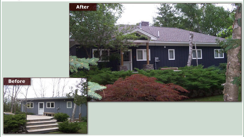 Before and after: exterior remodel