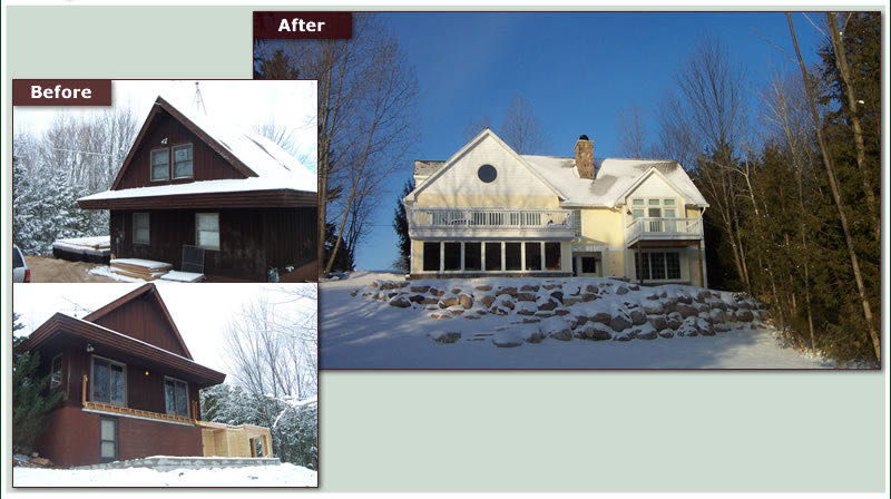 Before and after: cottage rebuild