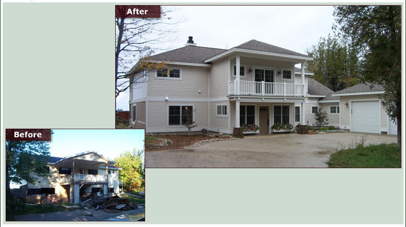 Before and after: second-story addition